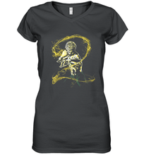 Load image into Gallery viewer, Marvel The Defenders Iron Fist Punch Women's V-Neck T-Shirt