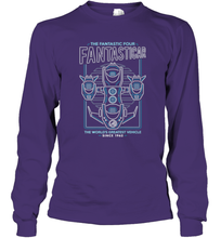 Load image into Gallery viewer, Marvel Fantastic Four Fantasticar Neon Lights Long Sleeve T-Shirt