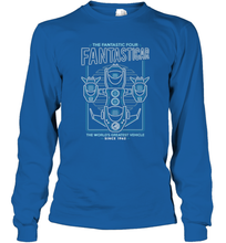 Load image into Gallery viewer, Marvel Fantastic Four Fantasticar Neon Lights Long Sleeve T-Shirt