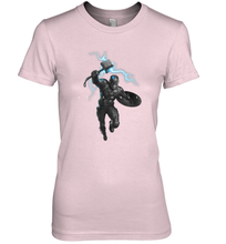 Load image into Gallery viewer, Marvel Avengers Endgame Captain America Assemble Lightning Women's Premium T-Shirt