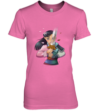 Load image into Gallery viewer, Disney Mulan Anime Half Girl Half Warrior Women's Premium T-Shirt