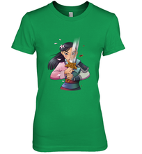 Load image into Gallery viewer, Disney Mulan Anime Half Girl Half Warrior Women's Premium T-Shirt