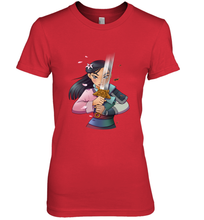 Load image into Gallery viewer, Disney Mulan Anime Half Girl Half Warrior Women's Premium T-Shirt