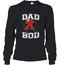 Load image into Gallery viewer, Disney Pixar Incredibles Mr. Incredible Dad Bod Portrait Long Sleeve T-Shirt