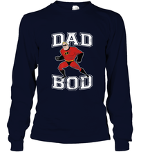 Load image into Gallery viewer, Disney Pixar Incredibles Mr. Incredible Dad Bod Portrait Long Sleeve T-Shirt