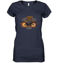 Load image into Gallery viewer, Marvel Ghost Rider Hell Cycle Club Women's V-Neck T-Shirt