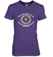 Load image into Gallery viewer, April is autism awareness month , Every day is Autism awareness day in our home AutismT shirt Women's Premium T-Shirt