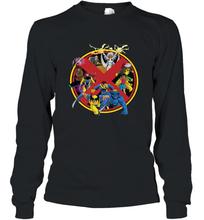 Load image into Gallery viewer, Marvel X Men Animated Series Logo Retro 90s Long Sleeve T-Shirt