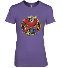 Load image into Gallery viewer, Marvel X Men Animated Series Logo Retro 90s Women's Premium T-Shirt