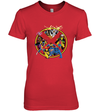 Load image into Gallery viewer, Marvel X Men Animated Series Logo Retro 90s Women's Premium T-Shirt