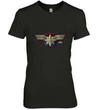 Load image into Gallery viewer, Marvel Captain Marvel Movie Chest Symbol Women's Premium T-Shirt