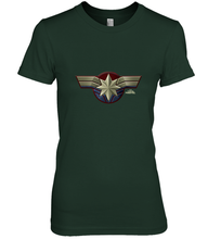 Load image into Gallery viewer, Marvel Captain Marvel Movie Chest Symbol Women's Premium T-Shirt