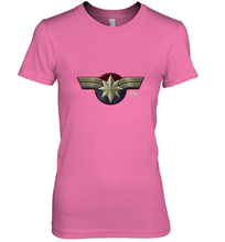 Load image into Gallery viewer, Marvel Captain Marvel Movie Chest Symbol Women's Premium T-Shirt