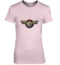 Load image into Gallery viewer, Marvel Captain Marvel Movie Chest Symbol Women's Premium T-Shirt