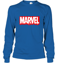 Load image into Gallery viewer, Marvel Logo Melting Letters Halloween Long Sleeve T-Shirt