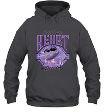 Load image into Gallery viewer, Disney Aladdin jasmine Let Your Heart Decide Portrait Hooded Sweatshirt

