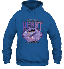 Load image into Gallery viewer, Disney Aladdin jasmine Let Your Heart Decide Portrait Hooded Sweatshirt
