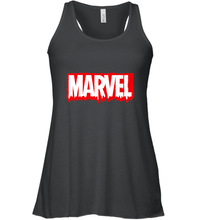 Load image into Gallery viewer, Marvel Logo Melting Letters Halloween Women's Racerback Tank
