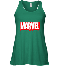 Load image into Gallery viewer, Marvel Logo Melting Letters Halloween Women's Racerback Tank
