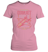 Load image into Gallery viewer, Marvel Avengers Quinjet Neon Lights Women's T-Shirt
