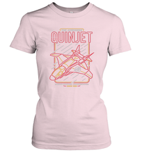 Load image into Gallery viewer, Marvel Avengers Quinjet Neon Lights Women's T-Shirt
