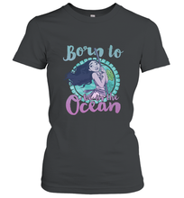 Load image into Gallery viewer, Disney Moana Born To Be In The Ocean Painted Women's T-Shirt
