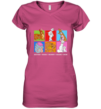 Load image into Gallery viewer, Disney Characters Colorful Mother's Day Women's V-Neck T-Shirt
