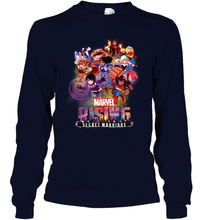 Load image into Gallery viewer, Marvel Rising Secret Warriors Hero Action Pose Collage Long Sleeve T-Shirt
