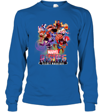 Load image into Gallery viewer, Marvel Rising Secret Warriors Hero Action Pose Collage Long Sleeve T-Shirt
