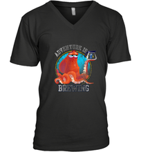 Load image into Gallery viewer, Disney Pixar Finding Dory Hank and Dory Adventure Is Brewing Men's V-Neck
