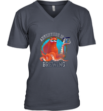 Load image into Gallery viewer, Disney Pixar Finding Dory Hank and Dory Adventure Is Brewing Men's V-Neck
