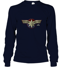 Load image into Gallery viewer, Marvel Captain Marvel Movie Chest Symbol Long Sleeve T-Shirt
