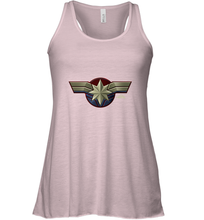 Load image into Gallery viewer, Marvel Captain Marvel Movie Chest Symbol Women's Racerback Tank
