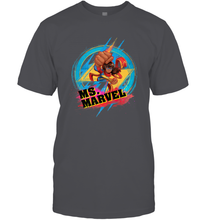 Load image into Gallery viewer, Marvel Rising Secret Warriors Ms. Marvel Portrait Logo Men's T-Shirt
