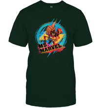 Load image into Gallery viewer, Marvel Rising Secret Warriors Ms. Marvel Portrait Logo Men's T-Shirt

