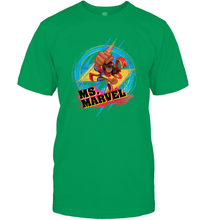 Load image into Gallery viewer, Marvel Rising Secret Warriors Ms. Marvel Portrait Logo Men's T-Shirt
