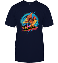 Load image into Gallery viewer, Marvel Rising Secret Warriors Ms. Marvel Portrait Logo Men's T-Shirt
