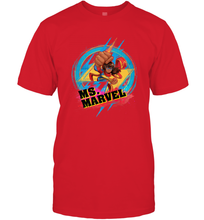 Load image into Gallery viewer, Marvel Rising Secret Warriors Ms. Marvel Portrait Logo Men's T-Shirt
