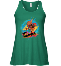 Load image into Gallery viewer, Marvel Rising Secret Warriors Ms. Marvel Portrait Logo Women's Racerback Tank
