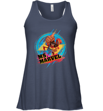 Load image into Gallery viewer, Marvel Rising Secret Warriors Ms. Marvel Portrait Logo Women's Racerback Tank

