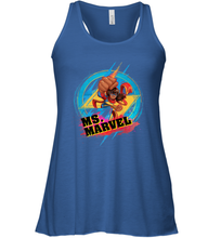 Load image into Gallery viewer, Marvel Rising Secret Warriors Ms. Marvel Portrait Logo Women's Racerback Tank
