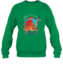 Load image into Gallery viewer, Disney Pixar Finding Dory Hank and Dory Adventure Is Brewing Crewneck Sweatshirt
