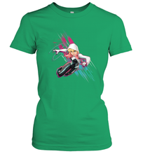 Load image into Gallery viewer, Marvel Rising Secret Warriors Ghost Spider Action Pose Women's T-Shirt
