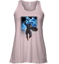 Load image into Gallery viewer, Marvel Avengers Endgame Captain America Worthy Action Pose Women's Racerback Tank

