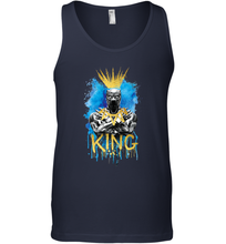 Load image into Gallery viewer, Marvel Black Panther King T�Challa Blue and Gold Men's Tank Top
