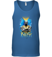 Load image into Gallery viewer, Marvel Black Panther King T�Challa Blue and Gold Men's Tank Top
