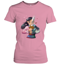 Load image into Gallery viewer, Disney Mulan Anime Half Girl Half Warrior Women's T-Shirt
