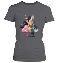 Load image into Gallery viewer, Disney Mulan Anime Half Girl Half Warrior Women's T-Shirt
