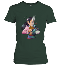 Load image into Gallery viewer, Disney Mulan Anime Half Girl Half Warrior Women's T-Shirt
