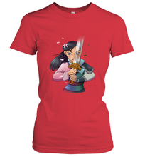 Load image into Gallery viewer, Disney Mulan Anime Half Girl Half Warrior Women's T-Shirt

